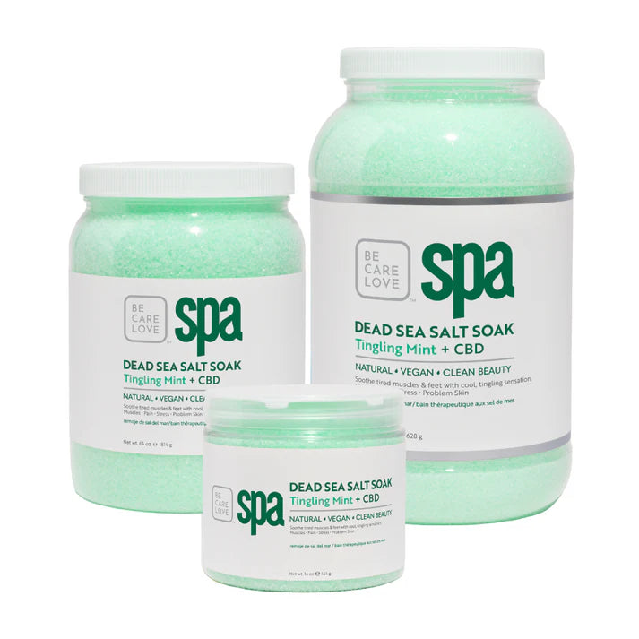 Tingling Mint + CBD Dead Sea Salt Soak